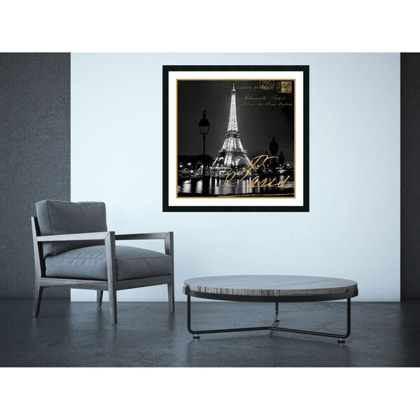 Paris At Night by Kate Carrigan, 34 x 34 In. Framed Art Print, image 4