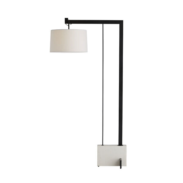 Piloti Black One-Light Floor Lamp, image 4