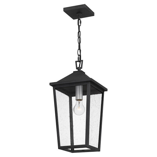 Stoneleigh Mottled Black One-Light Outdoor Lantern, image 4