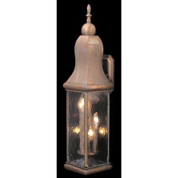 Marquis Raw Copper Medium-Large Outdoor Wall-Mounted Lantern, image 1