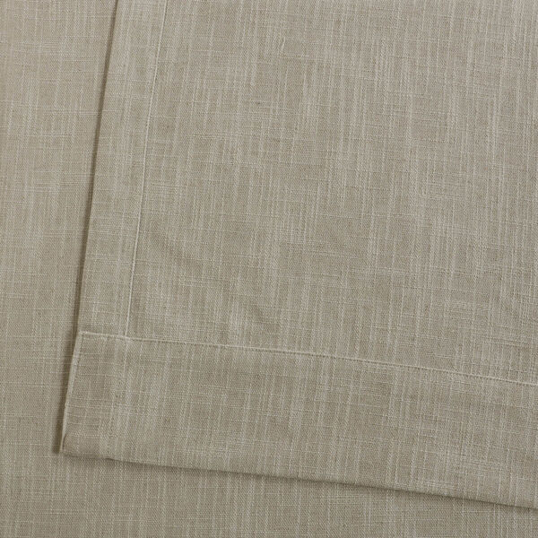 Fog Grey Heavy Faux Linen 120 x 50 In. Curtain Single Panel, image 6
