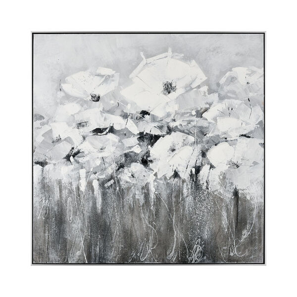 Meadow Study Acrylic Gray Wall Art, image 1