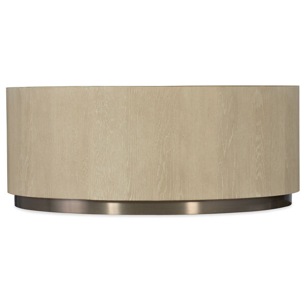Cascade Taupe Round Cocktail Table, image 1