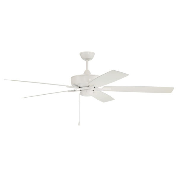 Super Pro White 60-Inch Ceiling Fan, image 1