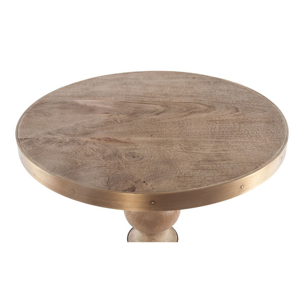 Tan Upturned Goblet Side Table, image 5
