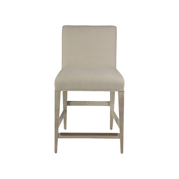 Cohesion Program Beige Madox Upholstered Low Back Counter Stool, image 4