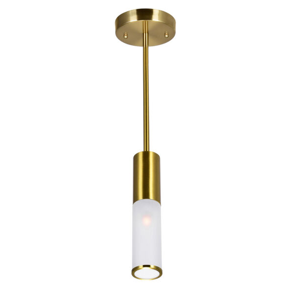 Pipes Brass LED Mini Pendant, image 3