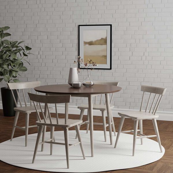 Mayson Gray Wood Five-Piece Dining with Spindle Back, image 2