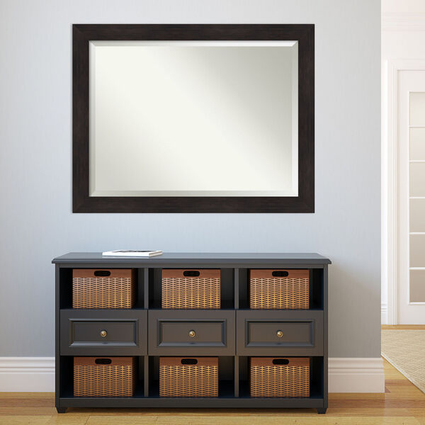 Furniture Brown Espresson Wall Mirror, image 1