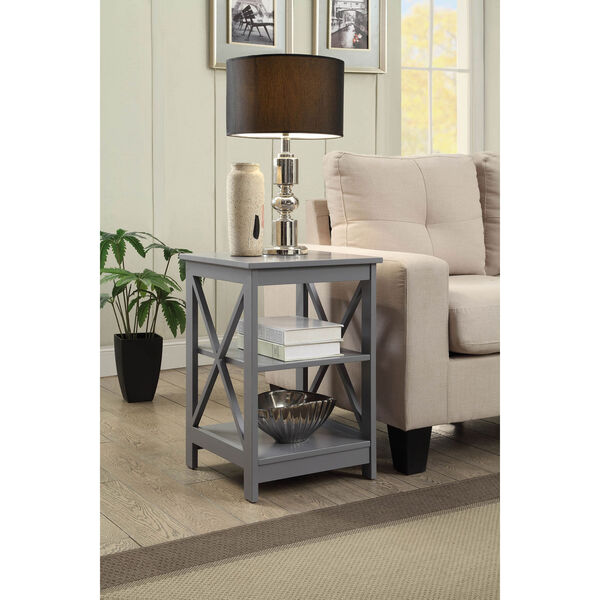 Oxford Gray End Table, image 1