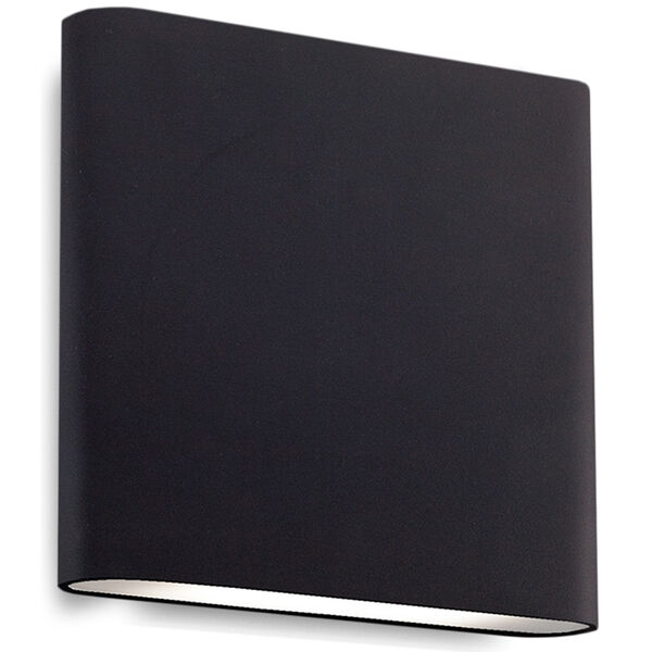 Slate Black Six-Inch Outdoor LED Wall Mount, image 1