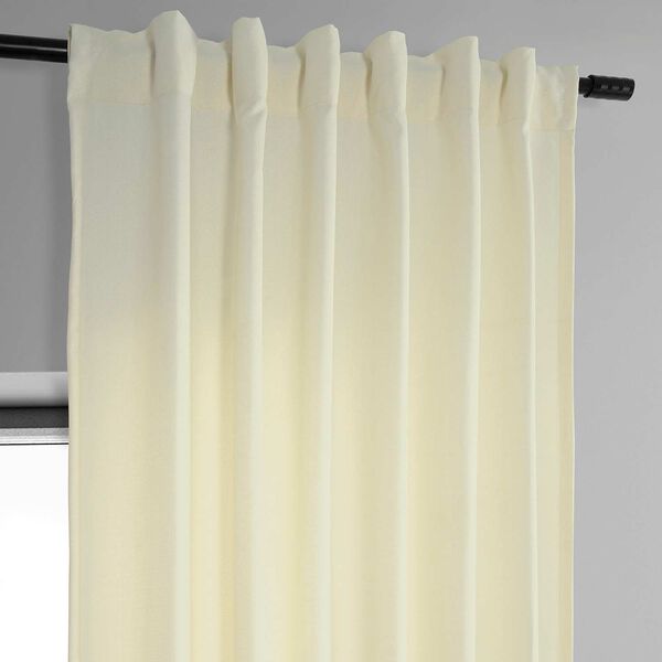 Ivory Dobby Linen 84-Inch Curtain Single Panel, image 6