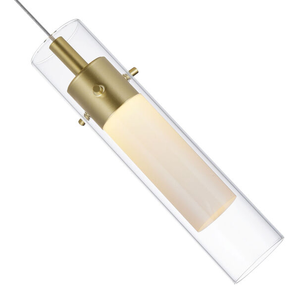 Olinda Satin Gold LED Mini Pendant, image 4