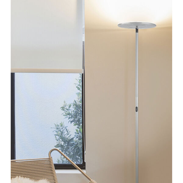 Sky Flux Silver Integrated LED Floor Lamp, image 5