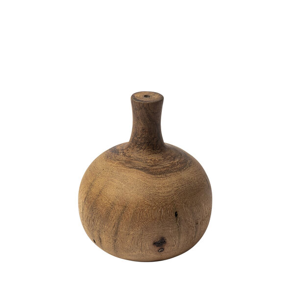 Afra Brown Small Vase Shaped Decorative Object, image 1
