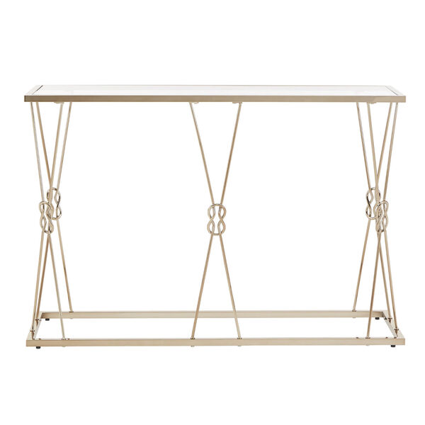 May Champagne Gold Knot Frame Sofa Table, image 4