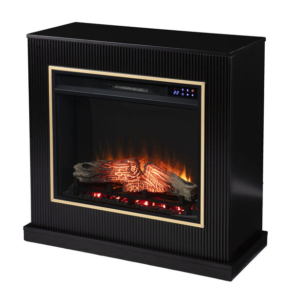 Crittenly Black Electric Fireplace, image 2
