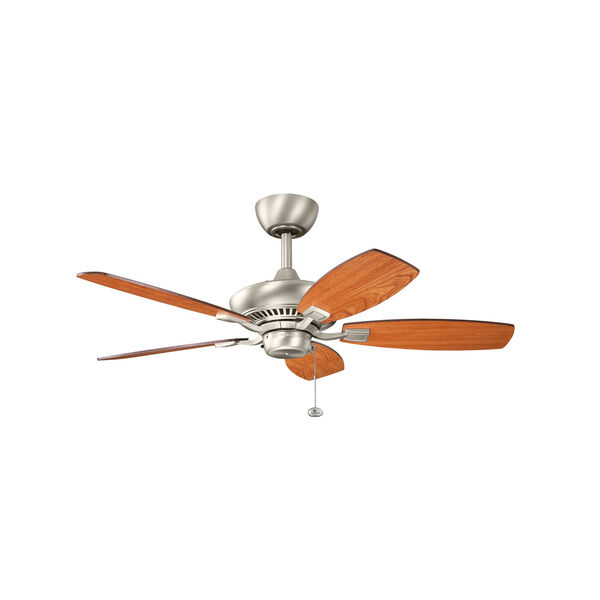 Canfield 44-Inch Brushed Nickel Ceiling Fan, image 1