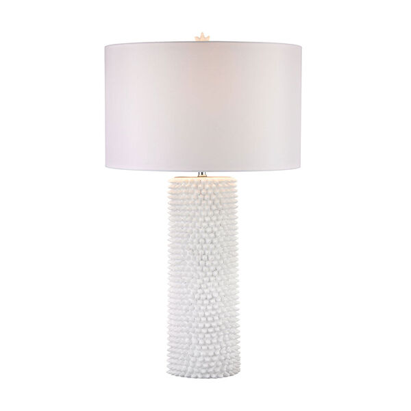 Uptown White One-Light Table Lamp, image 1