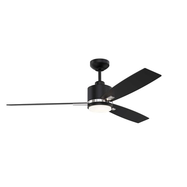 Nuvel Black Satin Nickel 52-Inch Integrated LED Ceiling Fan, image 1