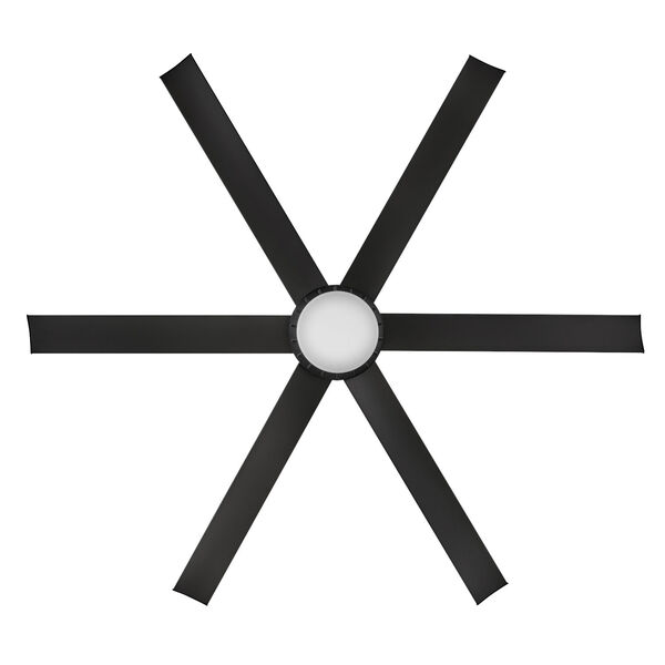 Draftsman Matte Black 60-Inch LED Ceiling Fan, image 4
