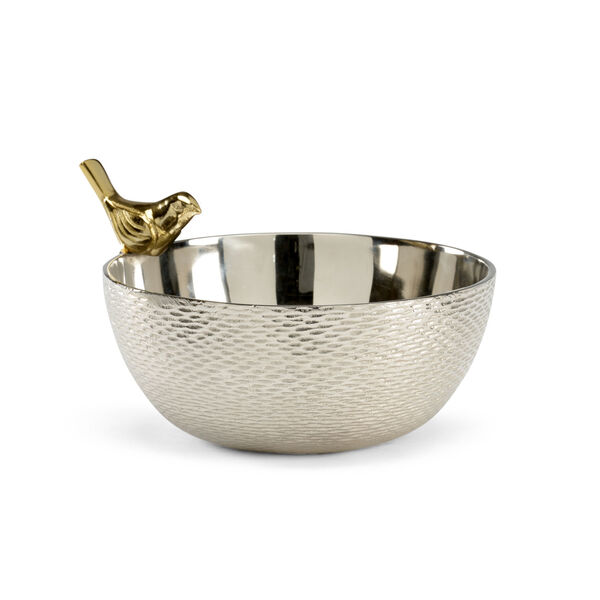 Silver 11-Inch Small Chirp Bowl, image 1