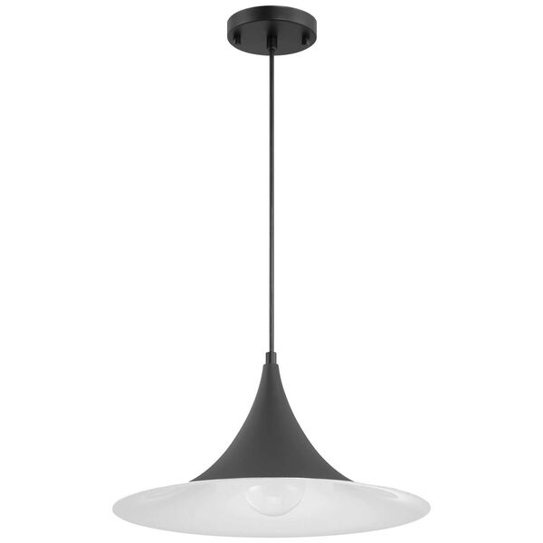 Costa Matte Black 16-Inch LED Pendant, image 5