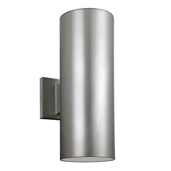 Nicollet Brushed Nickel 14-Inch Two-Light Outdoor Wall Sconce, image 1