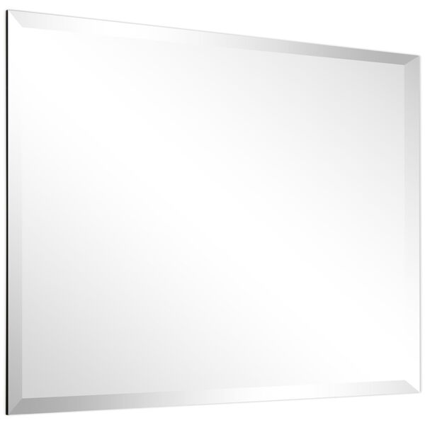 Frameless Clear 24 x 36-Inch Beveled Prism Rectangle Wall Mirror, image 4