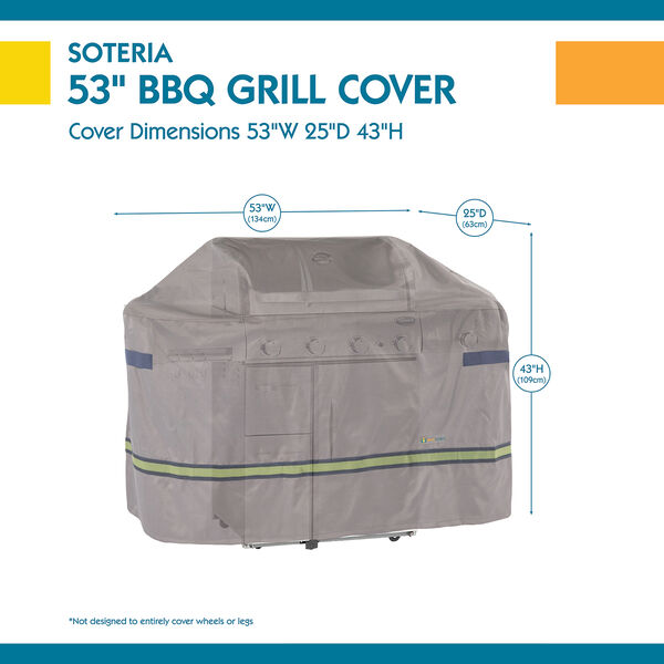 Soteria Grey RainProof 53 In. Grill Cover, image 3