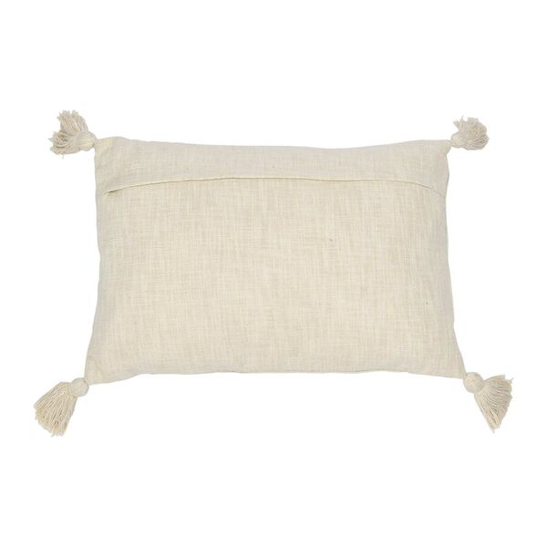 Multicolor Woven Cotton Slub Lumbar 24 x 16-Inch Pillow, image 4