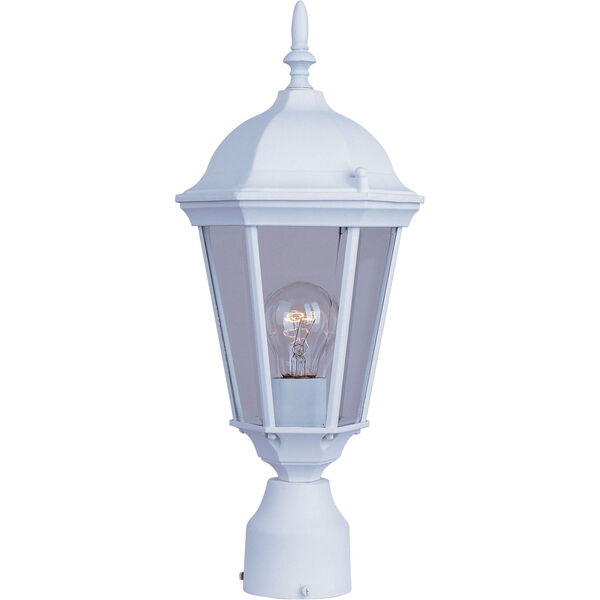 Westlake White One-Light Outdoor Post, image 1