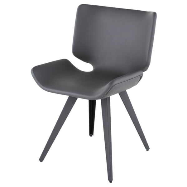 Astra Matte Gray Dining Chair, image 1