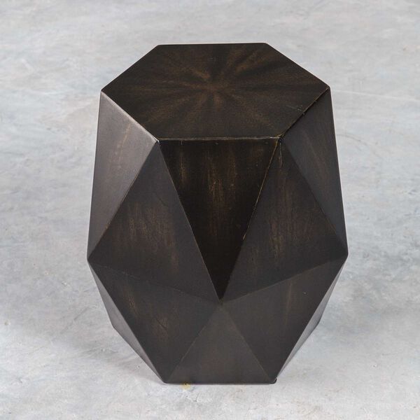 Volker Black Geometric Accent Table, image 4