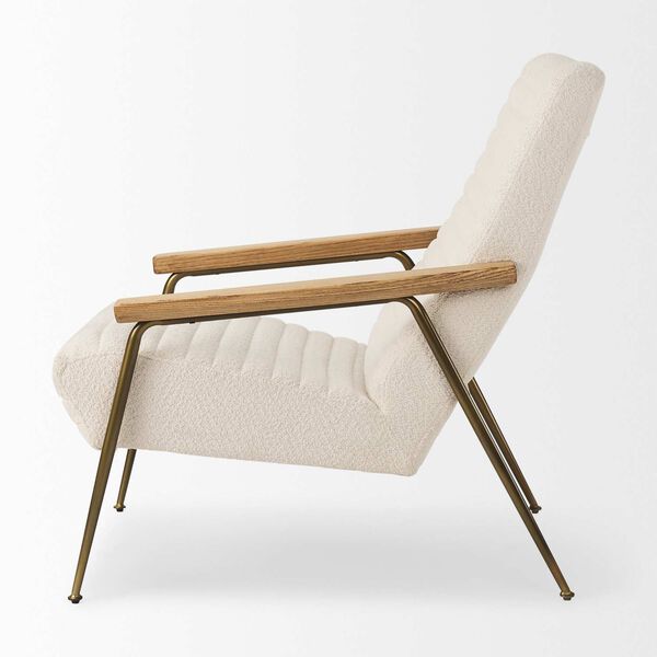 Grosjean Cream Boucle Accent Chair, image 3
