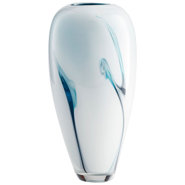 Blue and White 7-Inch Deep Sky Vase, image 1
