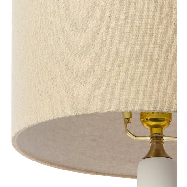 Rita White One-Light Table Lamp, image 4