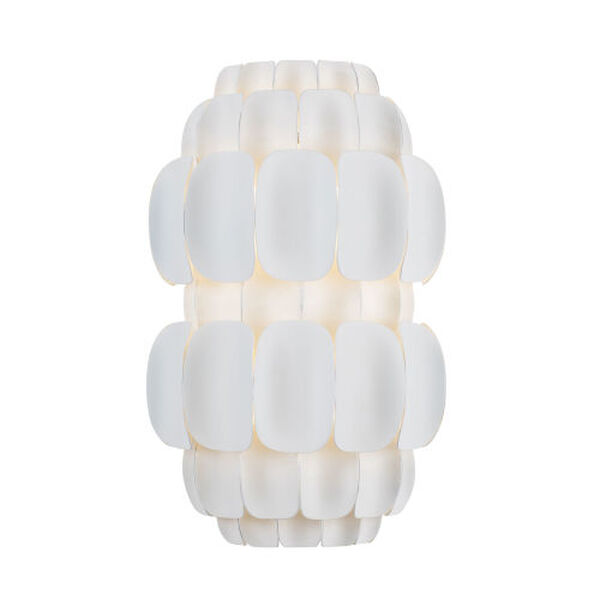 Swoon Matte White Two-Light Wall Sconce, image 1