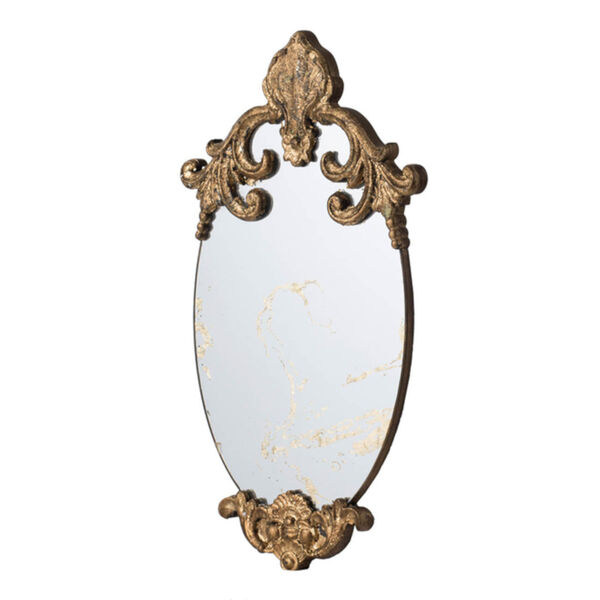 Gold Scrollwork Wall Mirror, image 1