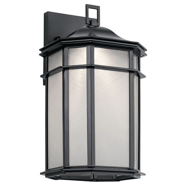 Kent Black 8-Inch LED Medium Outdoor Wall Light, image 1