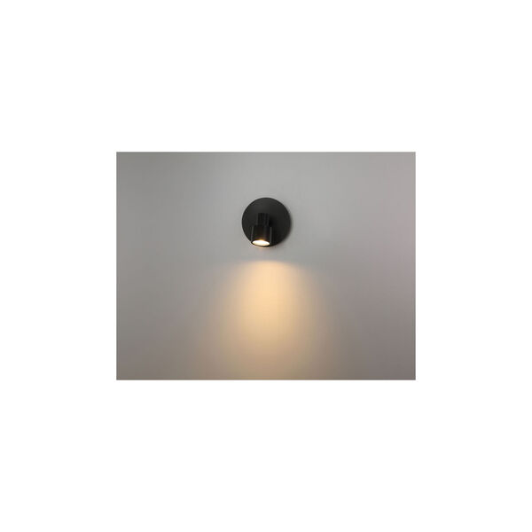 Lincoln Black Outdoor One-Light LED Adjustable Flush Mount, image 6