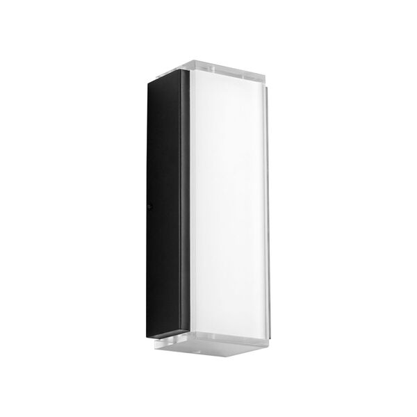 Helio Black 12-Inch LED Outdoor Wall Sconce, image 1
