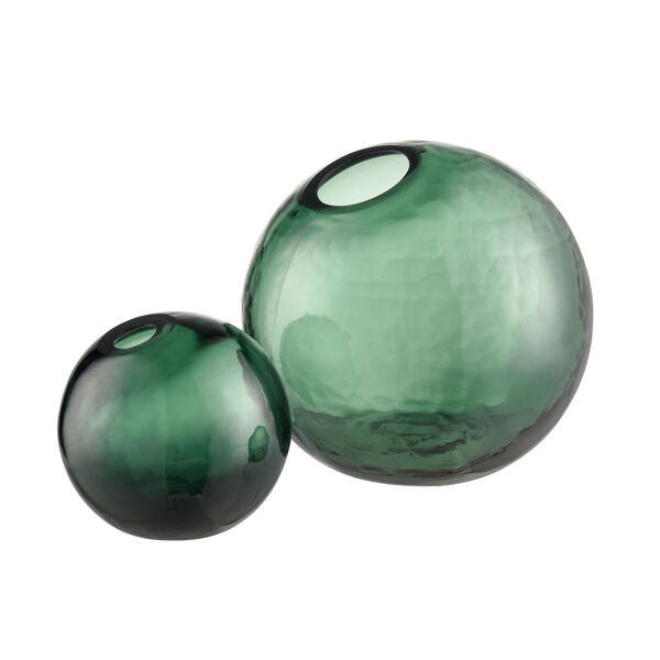Calla Forest Green Small Vase, Set of 2, image 2