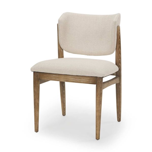Cline Cream and Brown Dining Chair, image 1