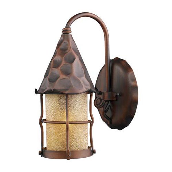 Rustica Antique Copper One-Light Wall Sconce, image 1