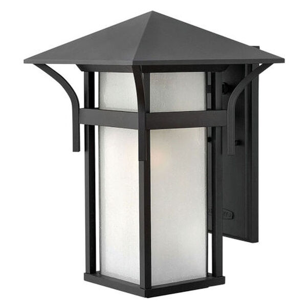 Harbor Satin Black 16-Inch One-Light Large Outdoor Wall Light, image 5