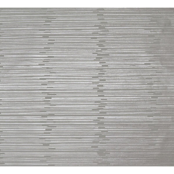 Mid Century Silver Metallic Wallpaper, image 1