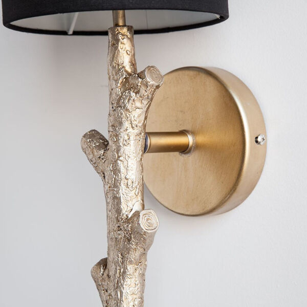 Sabinal II Black and Gold One-Light Wall Sconce, image 3