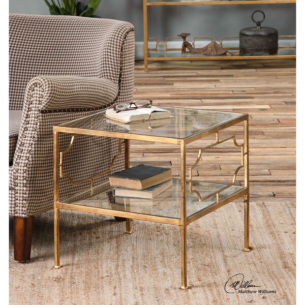 Genell Gold Cube Table, image 2