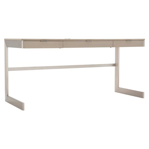 Axiom Natural and Stainless Steel Desk, image 2